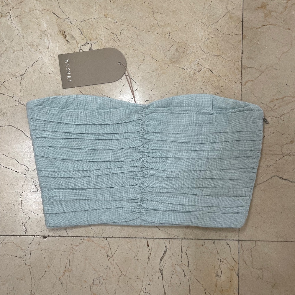 McKenna Gathered Linen Top